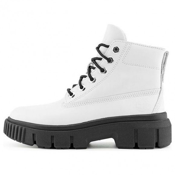 (WMNS) Timberland Greyfield Leather Boots 'White Full Grain' - A41ZW-100