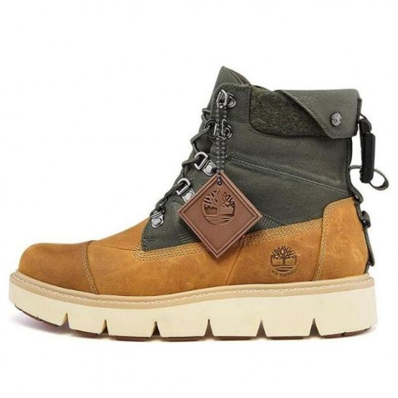 (WMNS) Timberland Raywood 6 Inch EK+ Wide Fit Waterproof Boots 'Wheat Nubuck with Green' - A42HPW