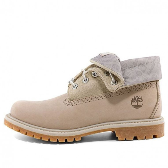 (WMNS) Timberland Roll Top Boots Basic 'Beige with Light Grey' - A44T8W