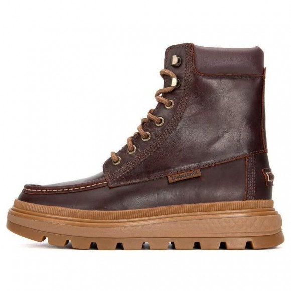 (WMNS) Timberland Ray City Moc Toe Chukka Boots 'Brown Regenerative Leather' - A5M3YD57