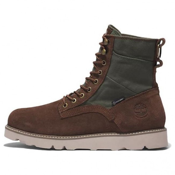 Timberland Vibram Waterproof Leather and Fabric Boots 'Dark Brown Suede' - A5M9G931