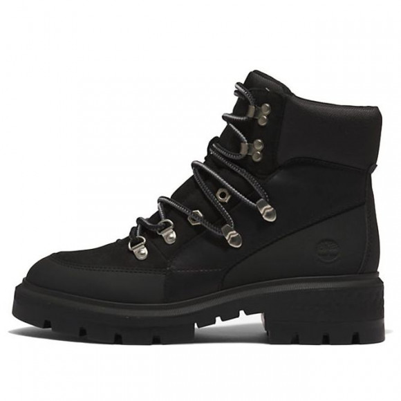 (WMNS) Timberland Cortina Valley Waterproof Mid Hiker Boots 'Black Full Grain' - A5NJ7015