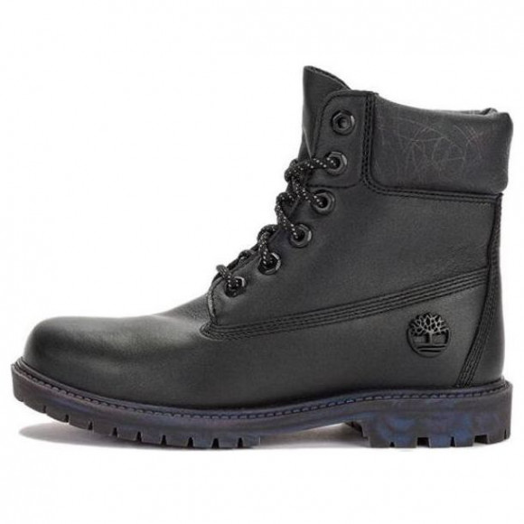 (WMNS) Timberland Heritage 6 Inch Waterproof Boot 'Black Leather Rubber Outsole' - A5Q9S