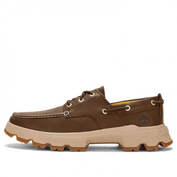 Timberland Greenstride Originals Ultra Leather Boat Shoes 'Dark Brown' - A5RH4W