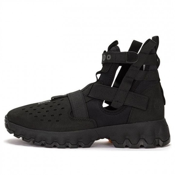 Timberland Greenstride Edge Lace Up Boot Sandals 'Black' - A5RHVW