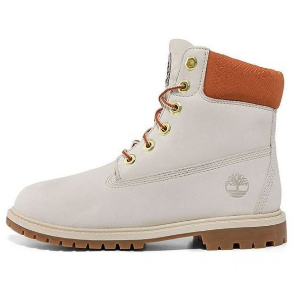 (WMNS) Timberland Heritage 6 Inch Waterproof Boots 'White Nubuck' - A5RVCW