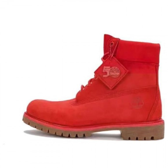 Timberland 50th Anniversary Edition Premium 6 Inch Waterproof Boot 'Medium Red Nubuck' - A5VEWW