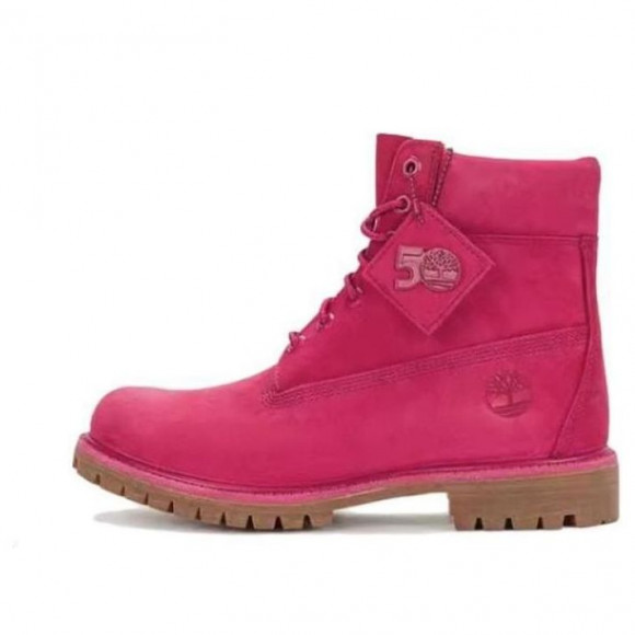 Timberland 50th Anniversary Edition Premium 6 Inch Waterproof Boot 'Dark Pink Nubuck' - A5VHDW