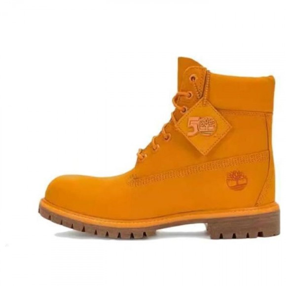 Timberland 50th Anniversary Edition Premium 6 Inch Waterproof Boot 'Medium Orange Nubuck' - A5VJNW