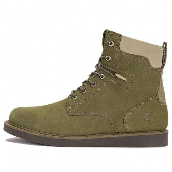 Dark green nubuck timberlands on sale