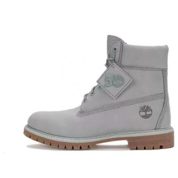 Timberland 50th Anniversary Edition Premium 6 Inch Waterproof Boot 'Light Grey Nubuck' - A5YPNW