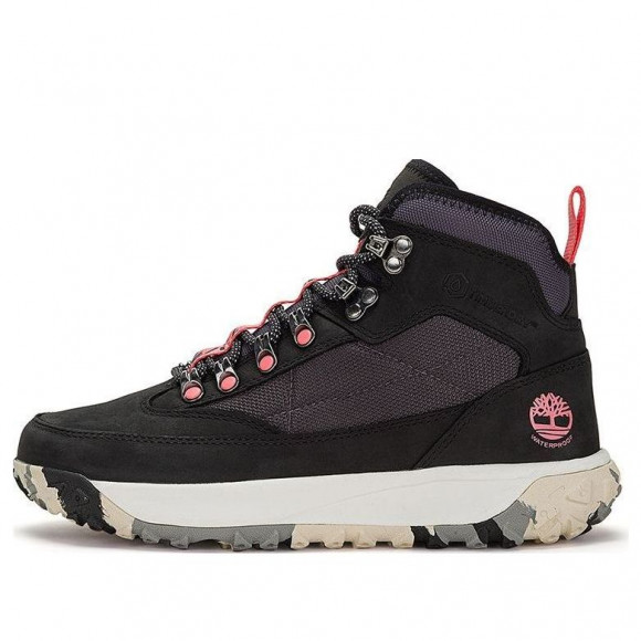 (WMNS) Timberland Greenstride Motion 6 Mid Fabric and Leather Waterproof Hiking Boot 'Black' - A5Z3RW