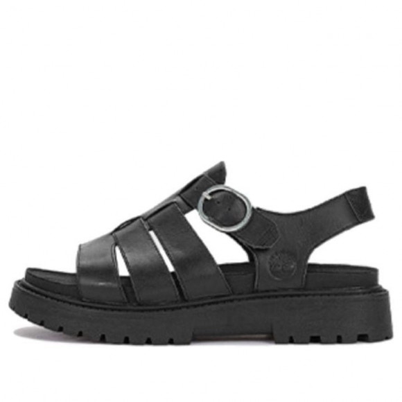 (WMNS) Timberland Clairemont Way Fisherman Sandals 'Black Nubuck' - A635VW