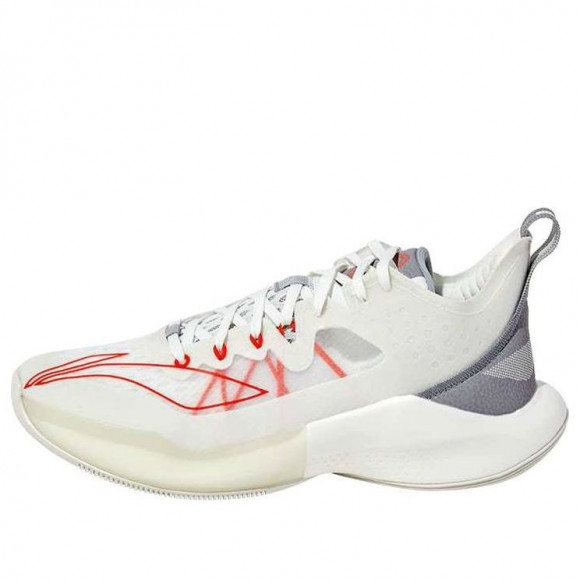 Li-Ning Sonic 8 Low 'White Red' - ABAQ035-U