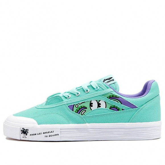 (WMNS) Li-Ning x Steven Harrington Hand-Plant Shoes 'Aqua Green' - AECR070-3