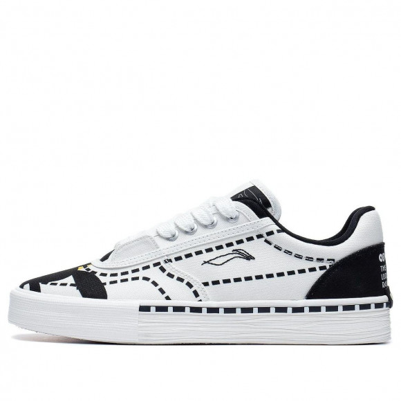 (WMNS) Li-Ning Oswald the Lucky Rabbit Skate Shoes 'White Black' - AECT012-2