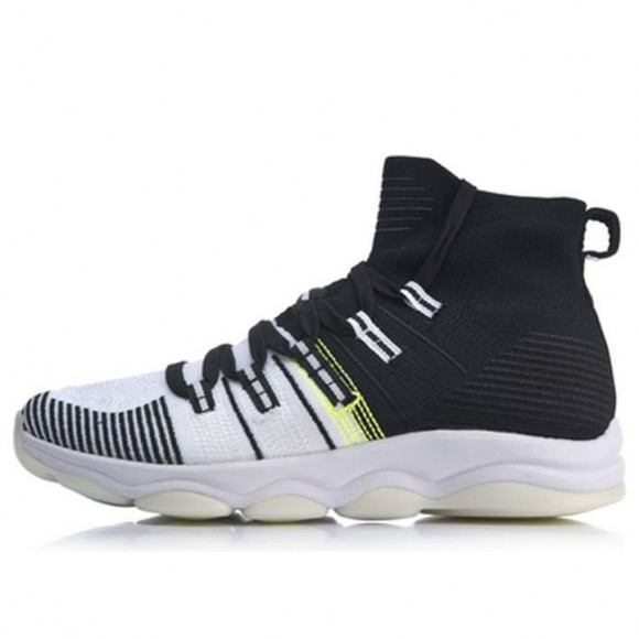 Li-Ning Unisex High-Top Training Shoes Black/White - AFJP027-2