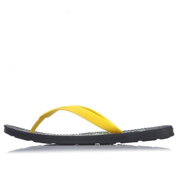 LiNing Disney Crossover LN Floper Colorblock Casual Yellow Black Flip-Flops - AGAP003-1