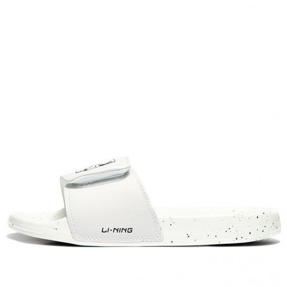 (WMNS) Li-Ning Sports Slides 'White Black' - AGAQ026-1