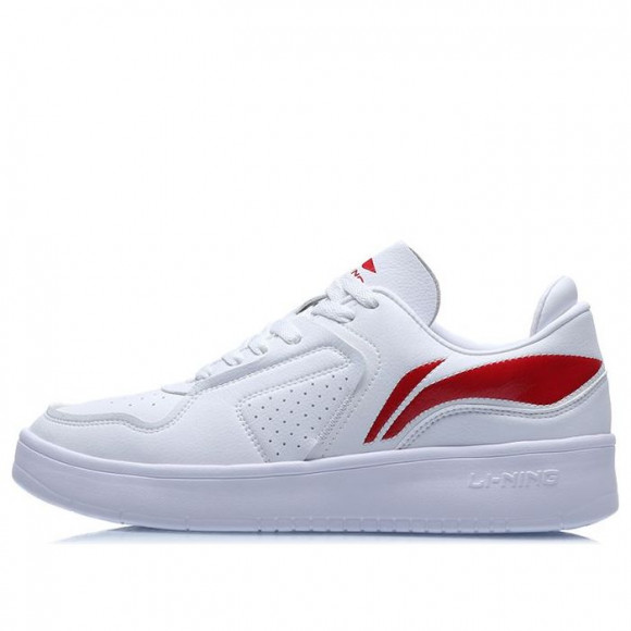 Li-Ning LiNing Sport Authentic White Red Skate Shoes AGCQ251-5 - AGCQ251-5