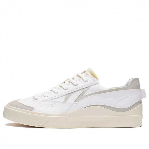 Li-Ning Fashion Skate Shoes 'White Grey' - AGCT161-1