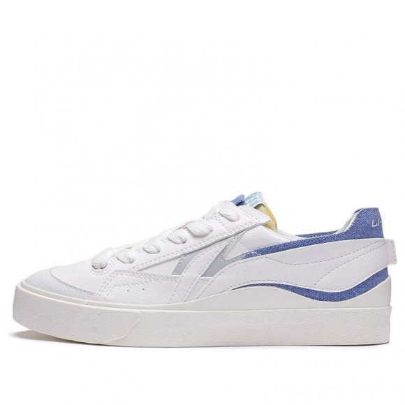 WMNS Li Ning Fashion Skate Shoes White Blue Pink