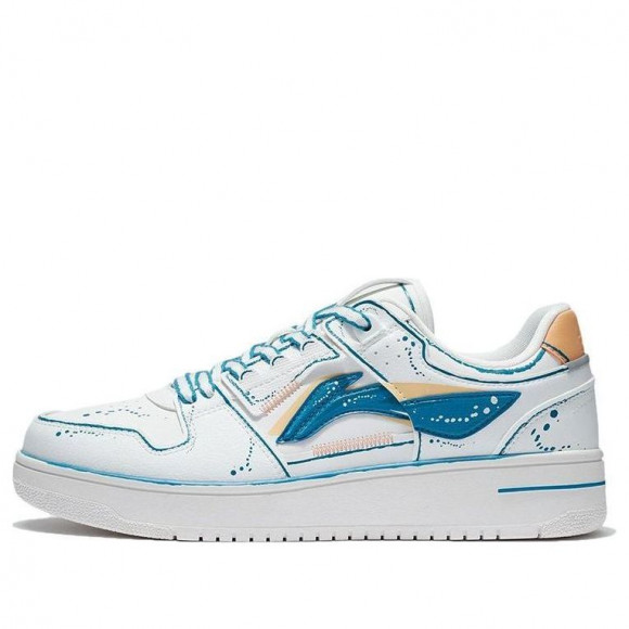 Li-Ning Tianji Skate Shoes 'White Blue' - AGCT375-1