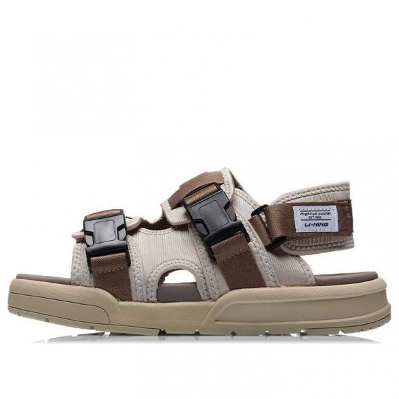 Li-Ning Coca Sandals 'Khaki Brown' - AGLR019-2