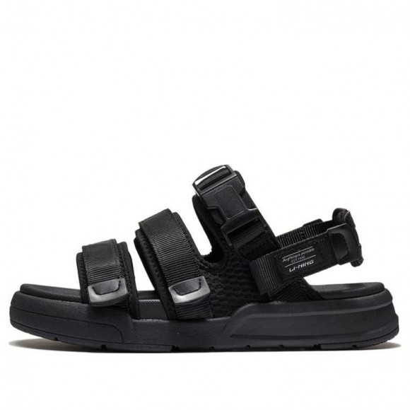 Li-Ning Coca Sandals 'Black' - AGUS003-1