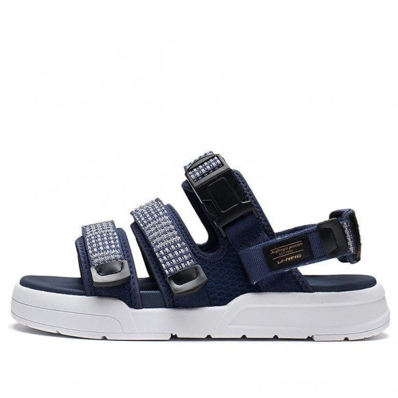 Li-Ning Coca Sandals 'Navy White' - AGUS003-2