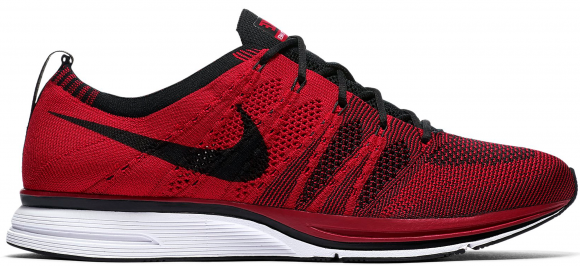 nike flyknit trainer red black