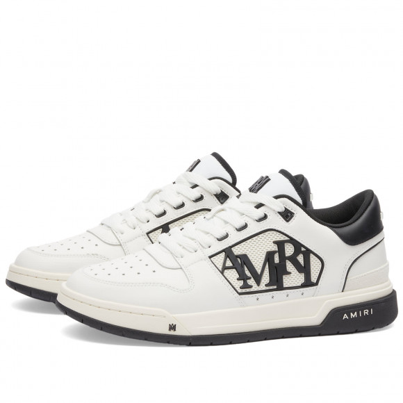 AMIRI Men's Classic Low Sneaker White/Black - AMFOSR1005-WHB