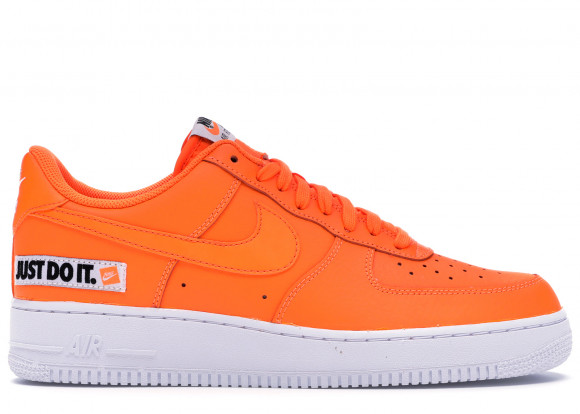 orange air force 1 just do it