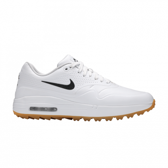 nike air max 1 golf white gum black swoosh