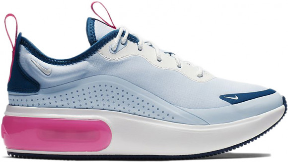 nike air max dia cream pink and blue sneakers