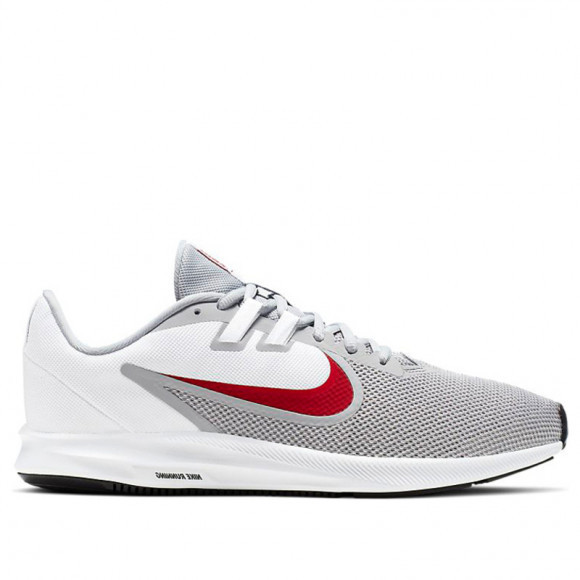 nike grey red shoes