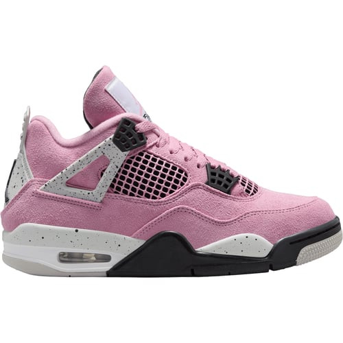 Jordan Air 4 Retro Sneaker Women, Orchid/neutral Grey-schwarz-weiß - AQ9129