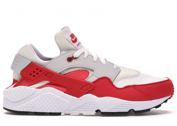huarache shoes red and white