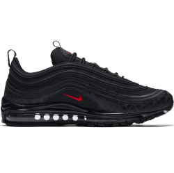 black and red air max 97