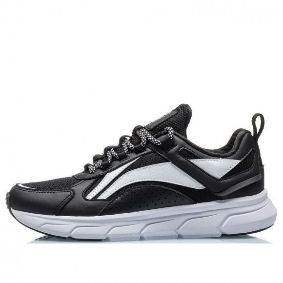 (WMNS) Li-Ning Light Weight Sport Shoes 'Black White' - ARBQ036-3