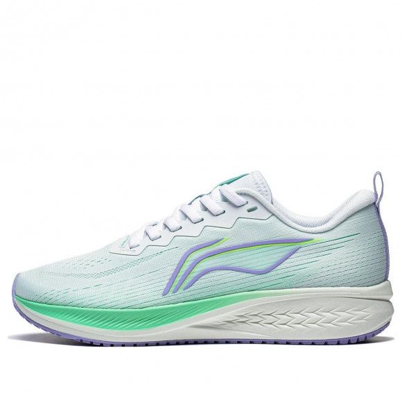 (WMNS) Li-Ning RED HARE VI Racing Running Shoes 'White Green' - ARMT016-13