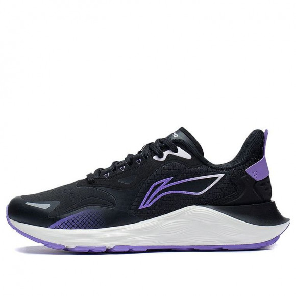 (WMNS) Li-Ning Daily Running Clouds Running Shoes 'Black Purple' - ARSS014-1