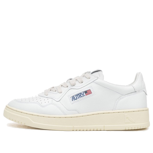 Autry Medalist Low Leather 'White' - AULM-LL15