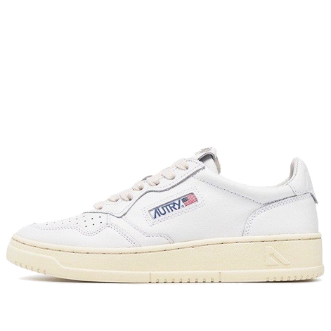 (WMNS) Autry Medalist Low Goatskin 'White' - AULW-GG04