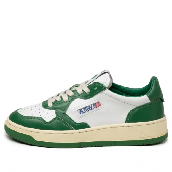 (WMNS) Autry Medalist Low Leather 'Green White' - AULW-WB03