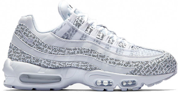 just do it air max 95 white