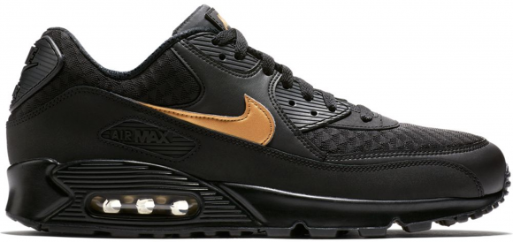 nike air max 90 essential black and gold