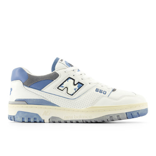 New Balance Men's 550 Sneakers - White/Blue/Beige - BB550VTE