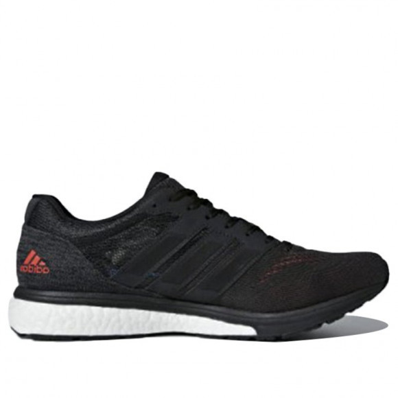 Adidas Adizero Boston 7 'Core Black' Carbon/Core Black/Hi-Res Red Marathon Running Shoes/Sneakers BB6538 - BB6538