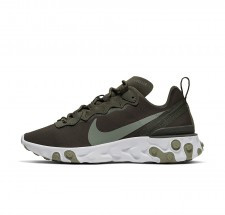 Nike Green and White React Element 55 Sneakers - BQ2728-302